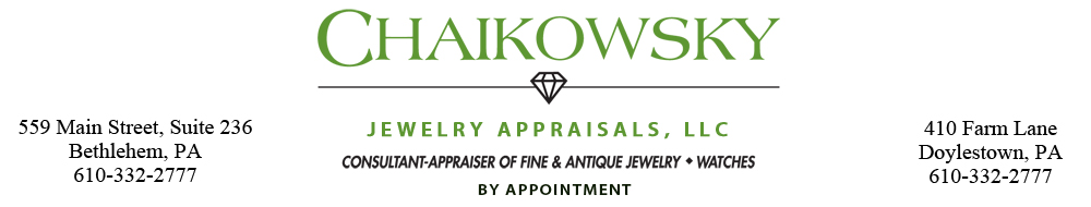 Chaikowsky Jewelry Appraisals